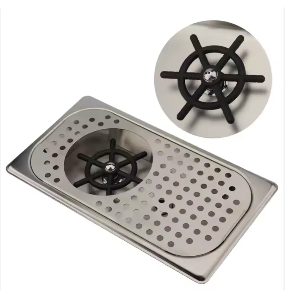 Stainless Steel High Pressure Bottle Washer Glass Rinser Sink With Cup Washer for Coffee Bar Hotel Kitchen.webp