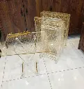 طاولة قهوة أكريليك قابلة للطي