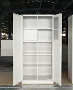 Metal Wardrobe With Shelves 90CM