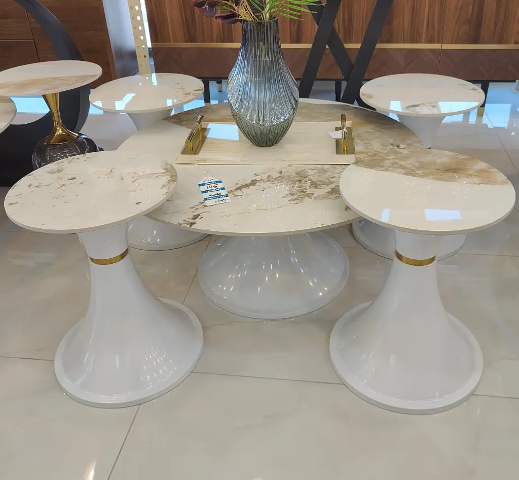 طاولة قهوة تقديم، سطح سيراميك