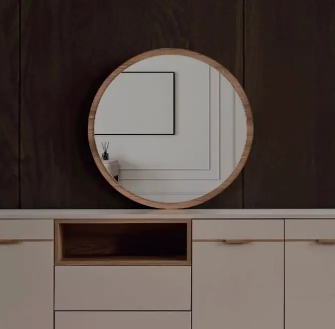 Nova Round Mirror