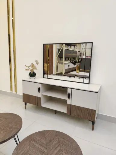 [Viva Tv Table-130] Viva Wooden TV table