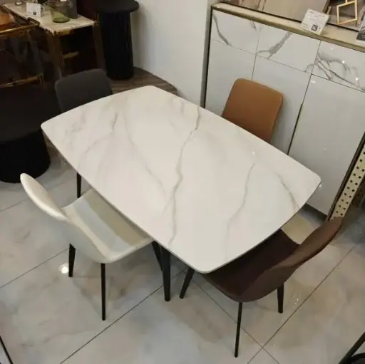 [DT-J-140-90] Marmar Dining Table J 140CM