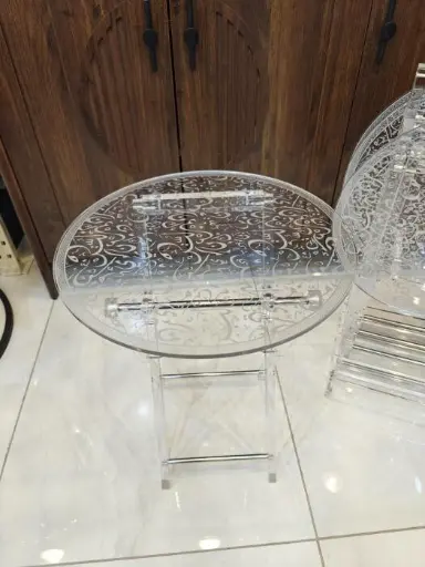 [ACR-D47-600-S] Acrylic Folding Coffee Table