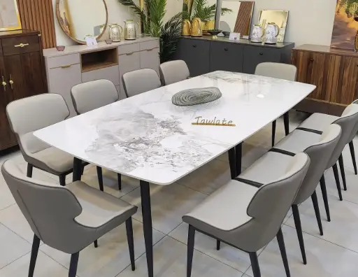 [HY-DT6025-CHANEL06-240CM] Dining Table Chanel 240CM