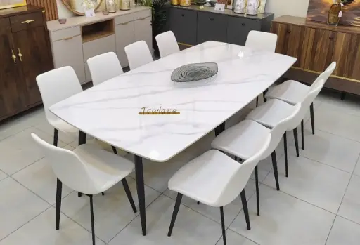 [CHEN-DT-C240CM] طاولة طعام مارمر – 240 سم